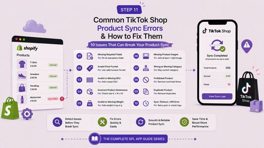 Common TikTok Shop Product Sync Errors & How to Fix Them