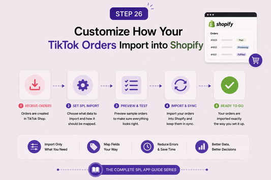 Customize How Your TikTok Orders Import into Shopify