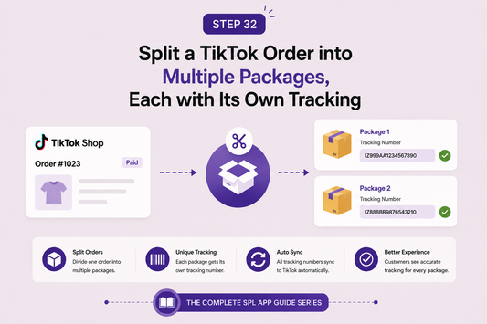 Split a TikTok Order into Multiple Packages, Each with Its Own Tracking